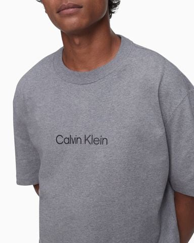 Calvin Klein - Áo tay ngắn CK nam Calvin Logo Crew Neck Tee