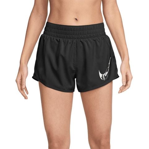 Nike - Quần ngắn thể thao Nữ One Women's Dri-FIT Mid-Rise Brief-Lined Graphic Shorts