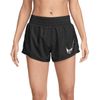 Nike - Quần ngắn thể thao Nữ One Women's Dri-FIT Mid-Rise Brief-Lined Graphic Shorts