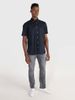 Tommy Hilfiger - Áo sơ mi tay ngắn nam Flex Poplin Regular Shirt