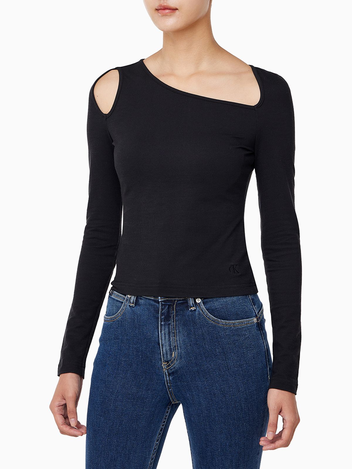 Calvin Klein - Áo thời trang nữ Premium CK Cut Out Top
