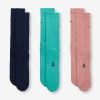Nike - Vớ thể thao cổ cao (3 đôi) Nam Nữ Everyday Crew Socks (3 pairs) - Multi-Colour