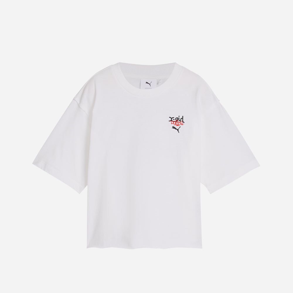 Puma - Áo tay ngắn nữ Women's Puma X X-Girl Graphic Crop-Top