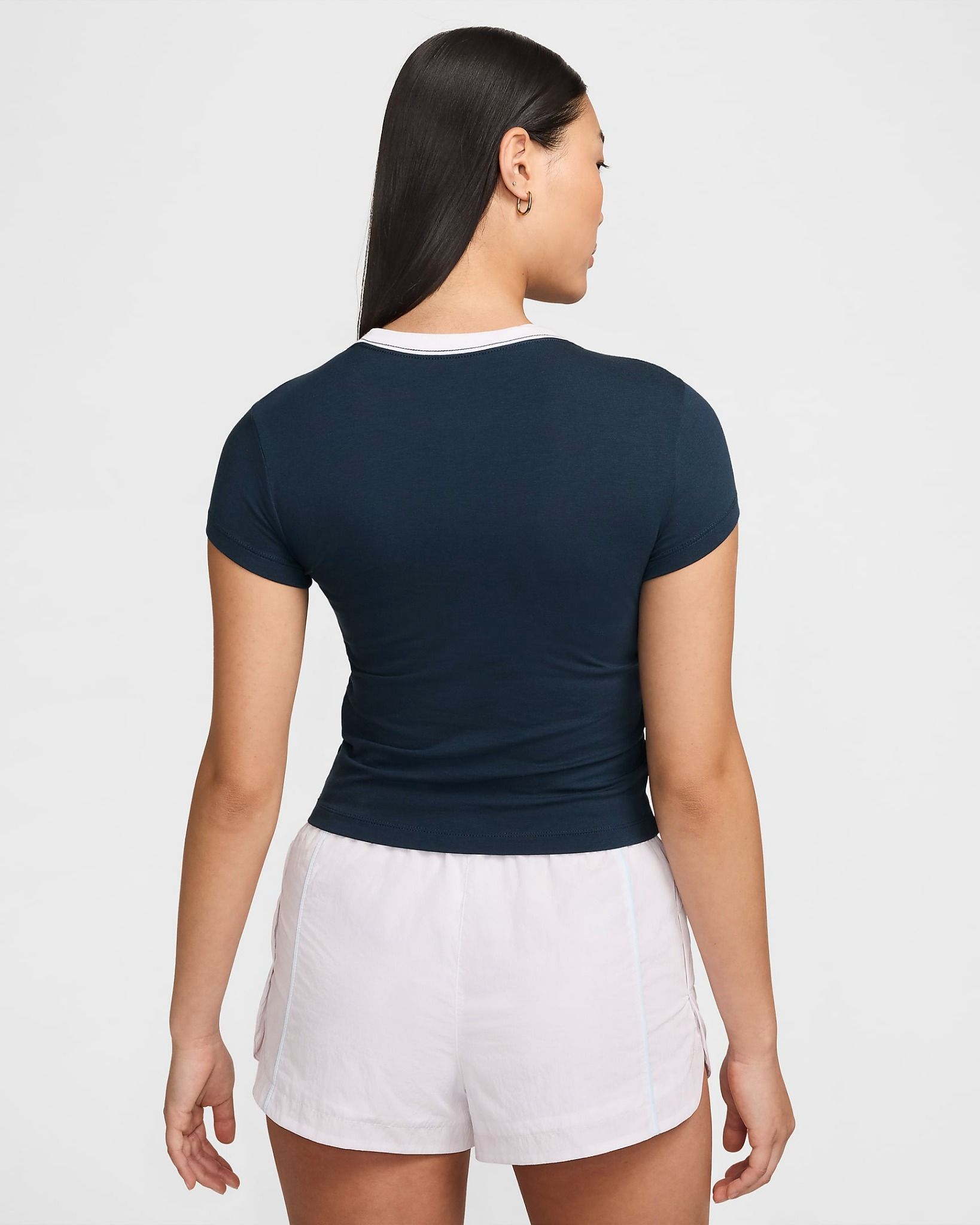 Nike - Áo thun thời trang Nữ Chill Knit Women's Slim Cropped Tee