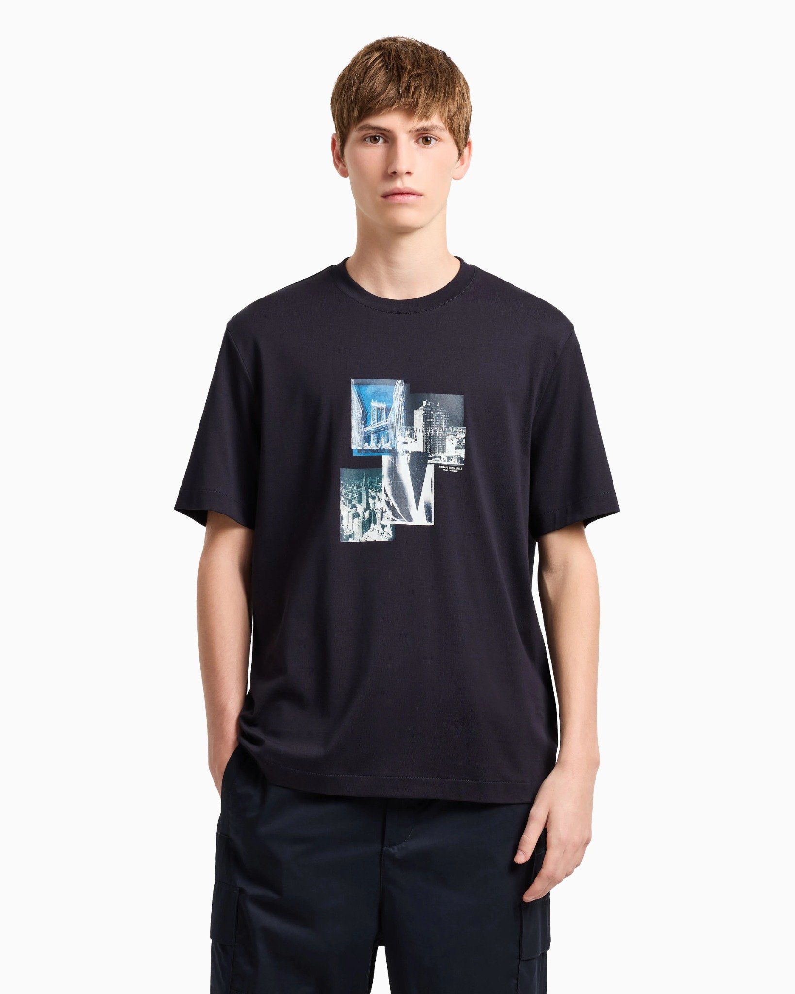 Armani Exchange - Áo thun tay ngắn nam Premium Regular Men's T-Shirt