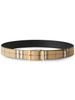 Burberry - Dây nịt nam logo-engraved reversible belt