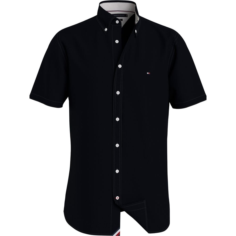 Tommy Hilfiger - Áo sơ mi tay ngắn nam Classic Flex Poplin Shirt