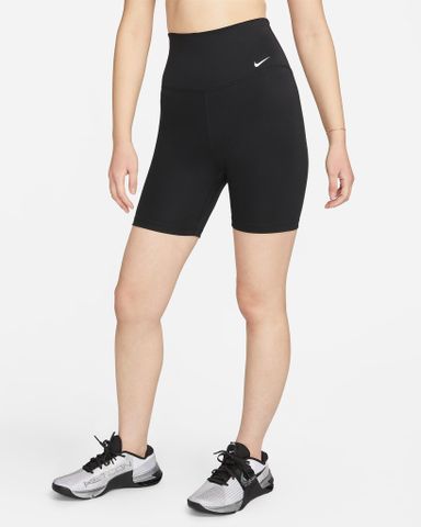 Nike - Quần lửng ống ôm thể thao Nữ Dri-FIT One Women's High-Waisted 18cm Biker Shorts