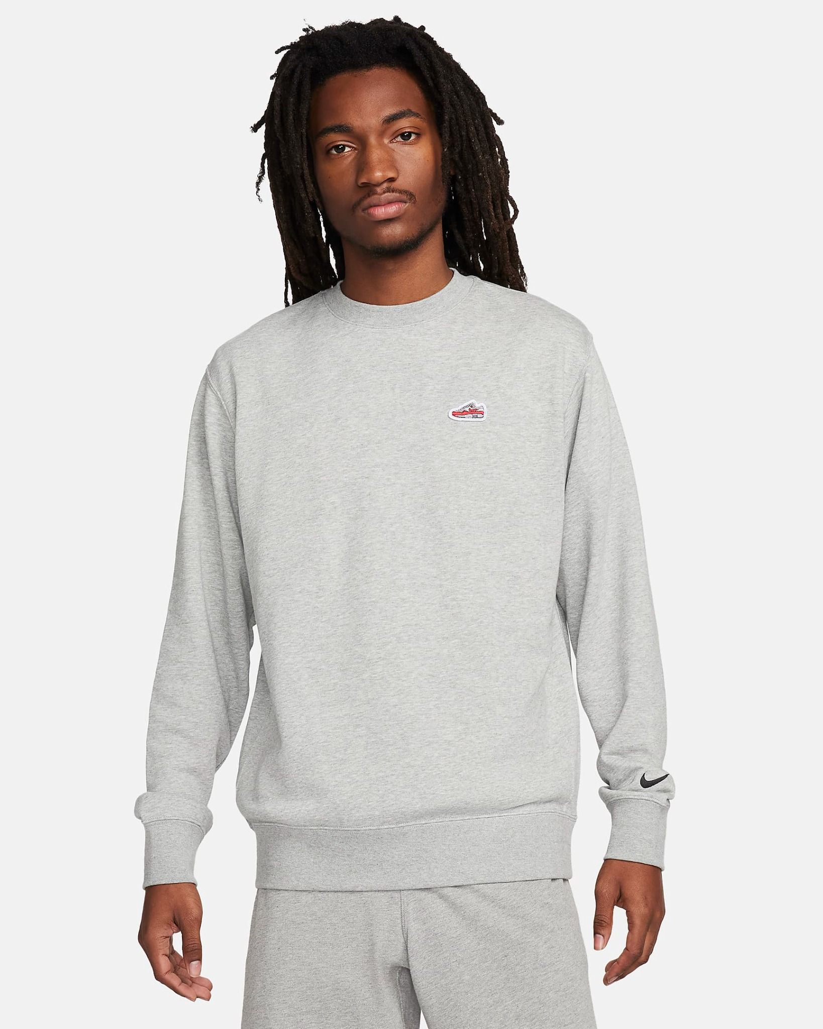 Nike - Áo tay dài thể thao Nam Men's French Terry Crew-Neck Sweatshirt