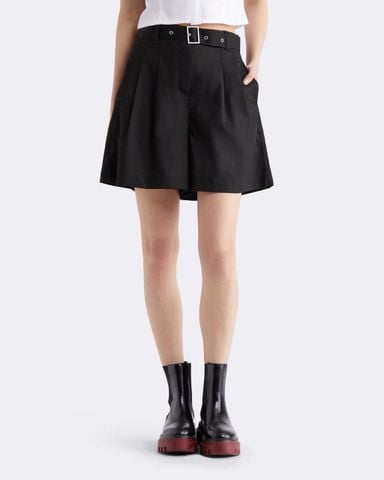 Calvin Klein - Quần ngắn nữ Pleated Flare Shorts