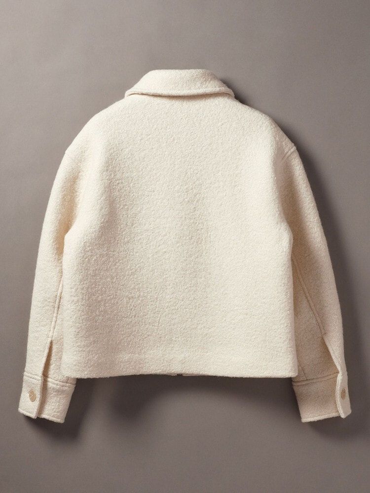 Calvin Klein - Áo khoác ấm CK nữ Premium Short Wool Jacket