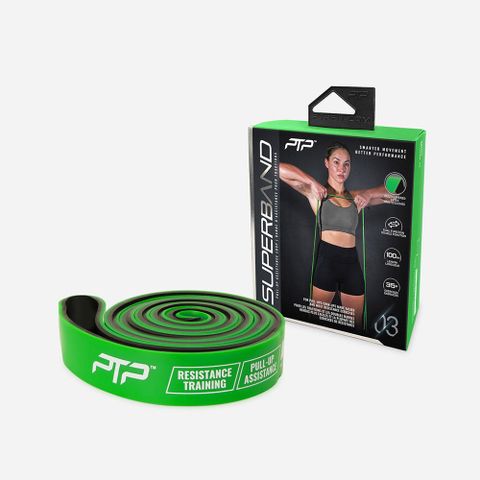 Ptp - Dây tập gym kháng lực nam nữ Superband Dual Colour Medium Fitness