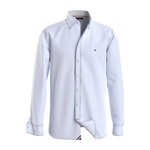Tommy Hilfiger - Áo sơ mi tay dài nam Classic Flex Poplin Shirt