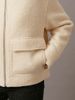 Calvin Klein - Áo khoác ấm CK nữ Premium Short Wool Jacket