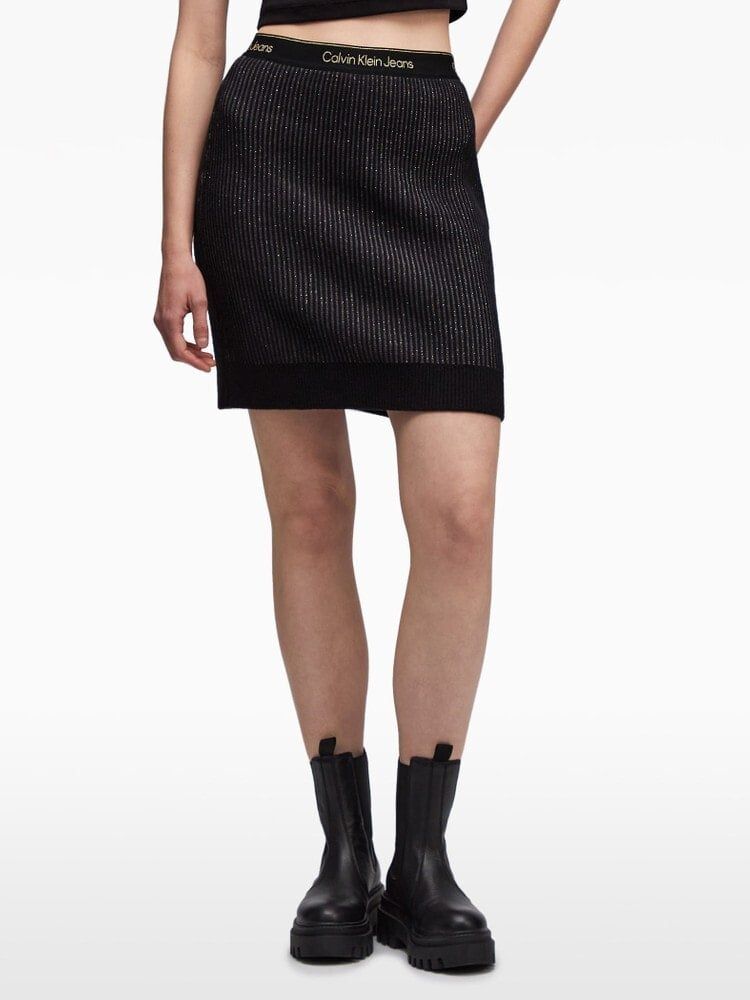 Calvin Klein - Váy nữ Premium Tape Knit Skirt