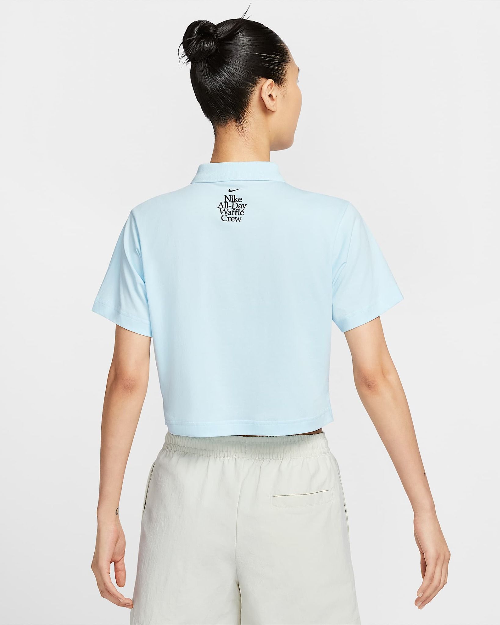 Nike - Áo polo thể thao Nữ Nike Sportswear Women's Cropped Polo