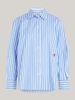 Tommy Hilfiger - Áo sơ mi tay dài nữ TH Monogram Stamp Relaxed Stripe Shirt