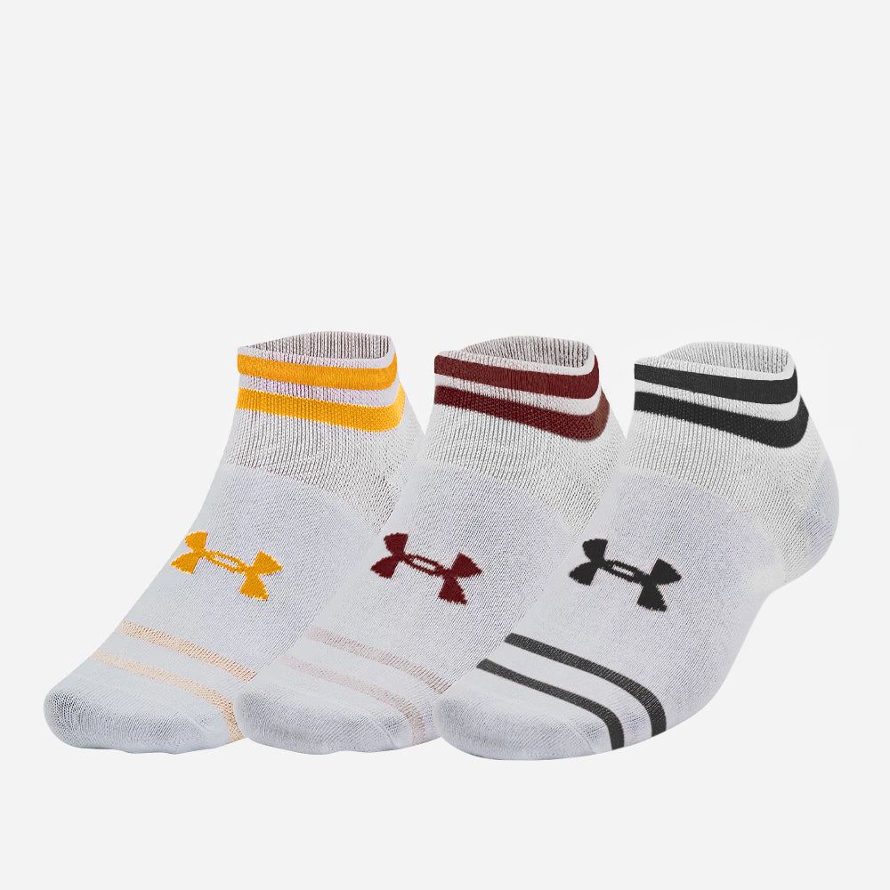 Under Armour - Bộ ba đôi Vớ tất nam nữ Essential Low Cut 3Pack Lifestyle Socks