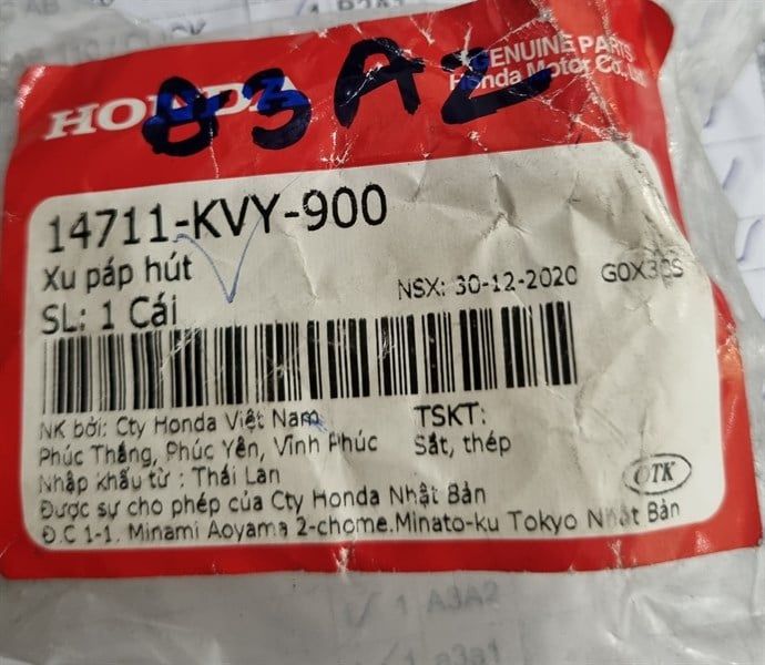  Xu páp hút HONDA Air Blade 110 Fi 