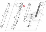 PHE CÀI PHUỘC | VÒNG CHẶN PHỚT DẦU GIẢM XÓC TRƯỚC SH160 