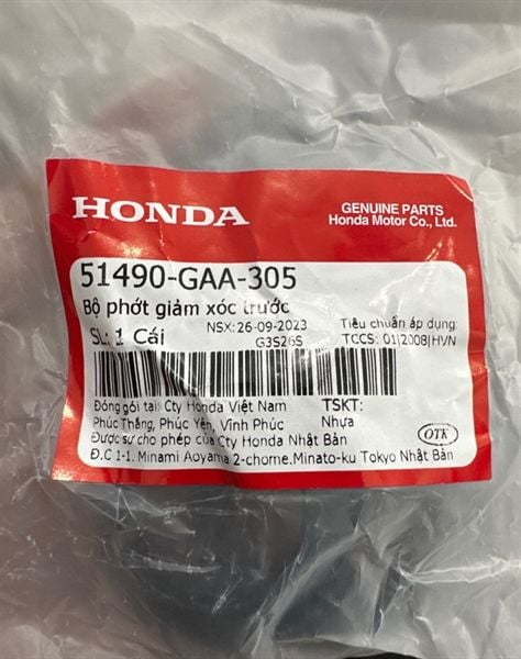 Phốt phuộc | Bộ phớt giảm xóc trước HONDA LEAD 110 / LEAD 125 / SH MODE / PCX 125 / MSX 125 