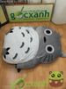 Nệm thú bông totoro ngây thơ, mền nhung 1,2x1,8m