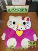 Nệm Hello Kitty cổ điển hồng sen, mền nhung 1.6 x 2.1m