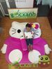 Nệm Hello Kitty cổ điển hồng sen, mền nhung 1.6 x 2.1m