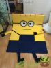 Nệm mỏng minion cao su nhân tạo êm 1,4 x 2m