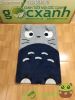 Nệm hình thú mỏng totoro cao su êm 74 x 120 cm