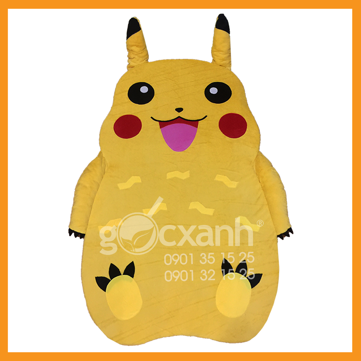 Nệm mỏng Pikachu 1,2x2m