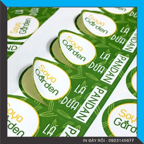  IN TEM DÁN LY TRÀ SỮA 