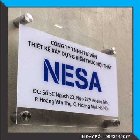  BẢNG MICA CÔNG TY 