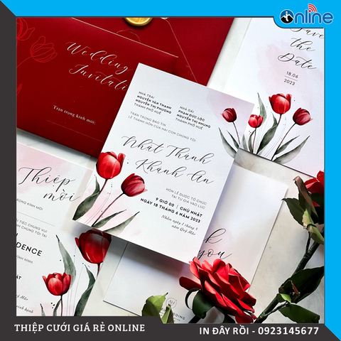 THIỆP CƯỚI CAO CẤP IN ĐÂY RỒI 