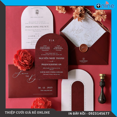  THIỆP CƯỚI CAO CẤP IN ĐÂY RỒI 
