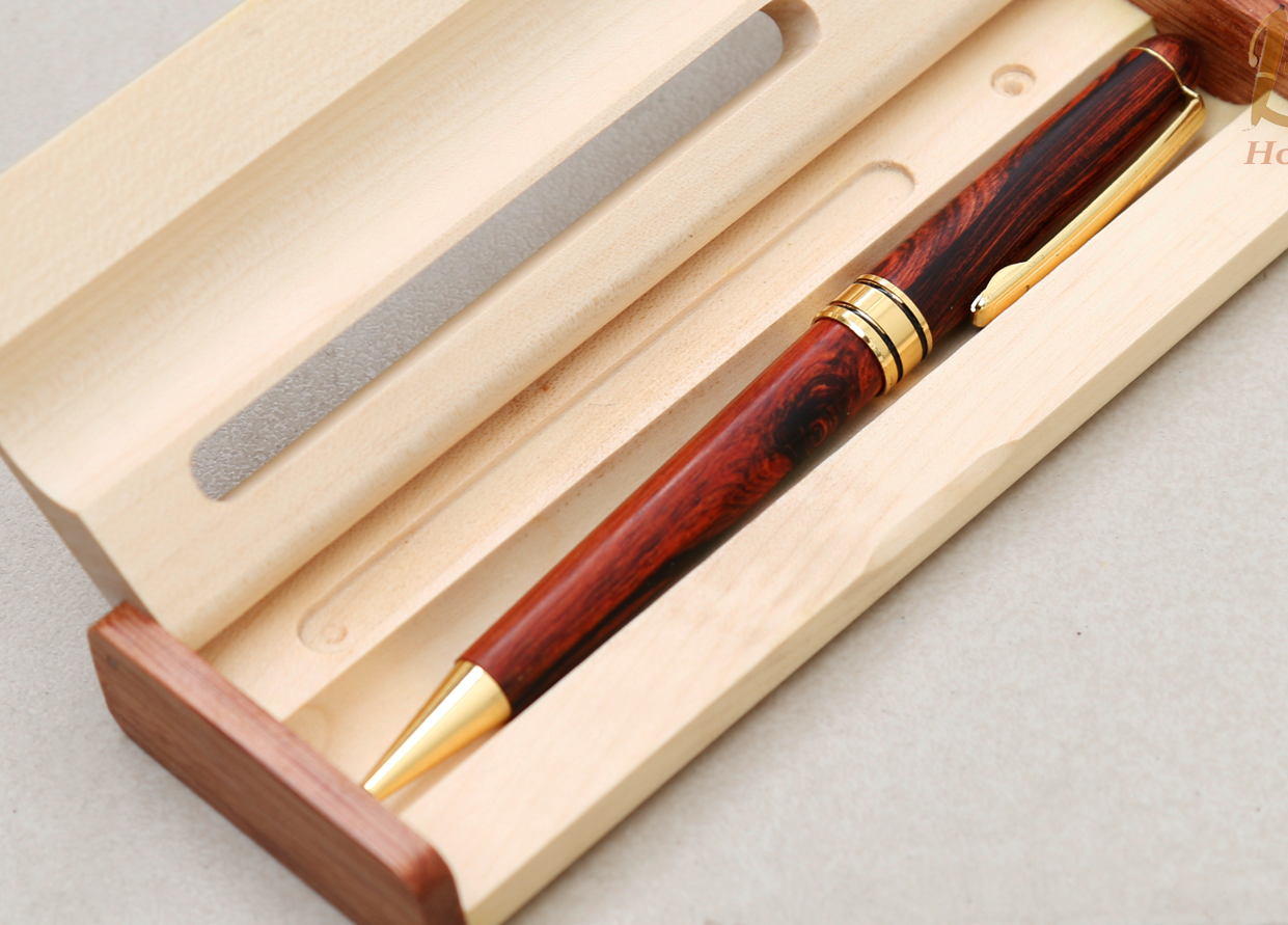  020 - Bút gỗ sưa, mang tài lộc sức khỏe cho Doanh nhân 