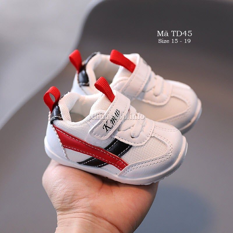 Giày tập đi cho bé 0 - 18 tháng phong cách Hàn Quốc TD45