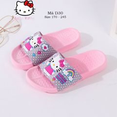 Dép kitty đi nhà cho bé 10 - 12 tuổi trở lên kèm size to cho mẹ D30