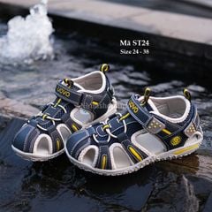 Sandal Rọ Bít Mũi Cho Bé Trai UOVO ST24 Giày Quai Hậu Trẻ Em Học Sinh Hỗ Trợ Lót Chỉnh Hình Bàn Chân, Chống Bẹt Chân 2 - 15 Tuổi