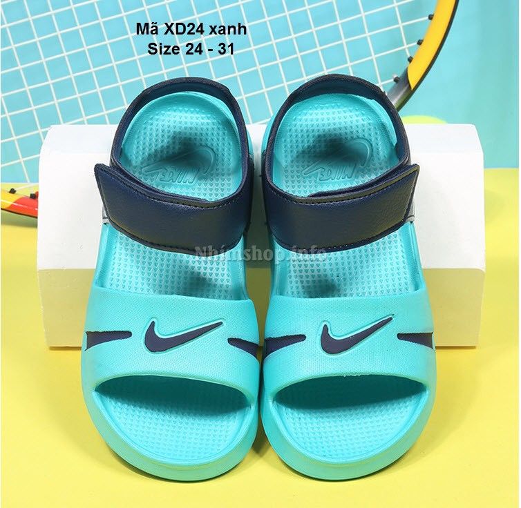D p sandal  Nike  cho b  2 6 tui XD24 xanh  Nh m Shop 
