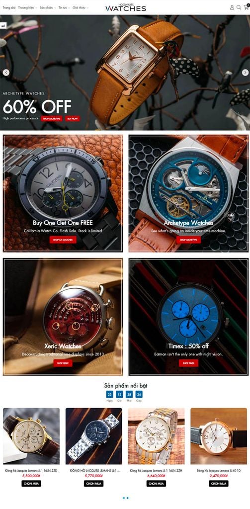 Hogwarts watches
