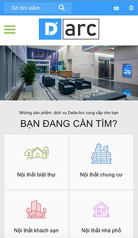 Mẫu website DL Arc