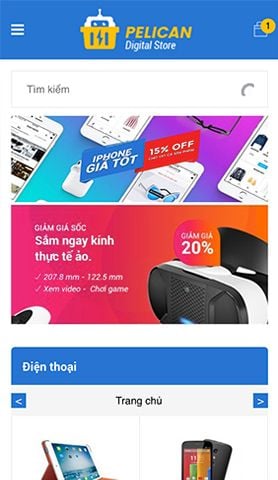 Mẫu website dl pelican