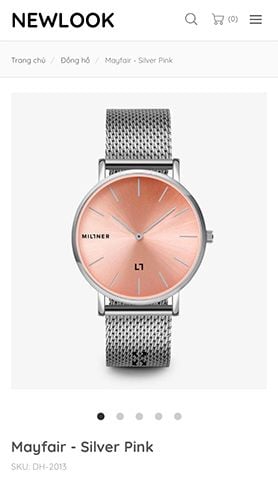 Mẫu website newlook