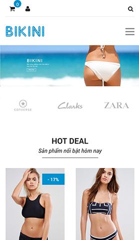 Mẫu website dl bikini