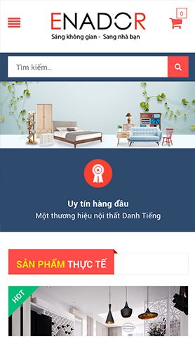 Mẫu website dl enador
