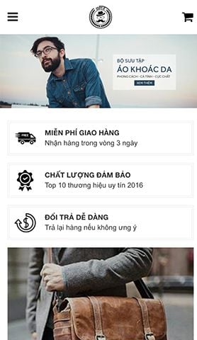 Mẫu website suplo fashion