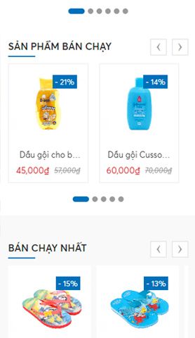 Mẫu website st mart