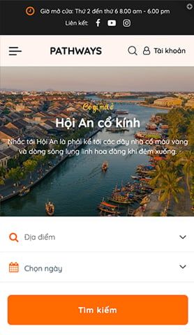 Mẫu website Pathways