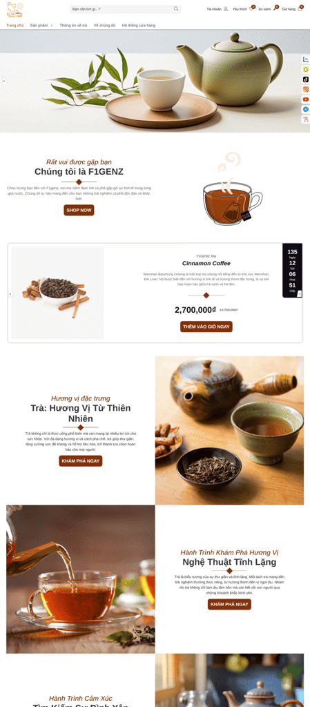 F1GENZ Tea - Trà Coffee